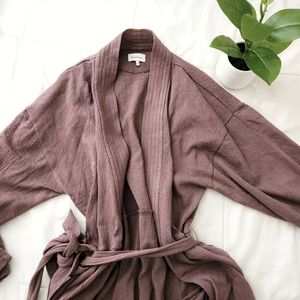 Plum Premium Robe Loungewear Richer Poorer